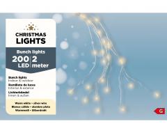 Ghirlanda de luminite - 200 Micro LED Bunch Lights Warm White - Outdoor