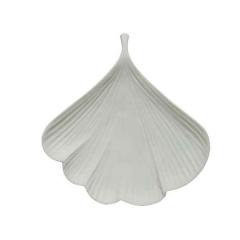 Platou - Gingko Leaf - White