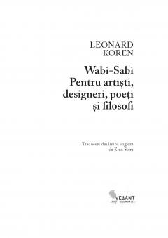 Wabi-sabi pentru artisti, designeri, poeti si filosofi 