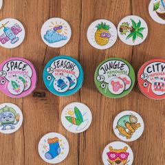 Joc de memorie - Memograme, Spatiul