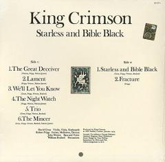 Starless And Bible Black - Vinyl