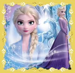 Joc - Puzzle 3in1 - Ana and Elsa 