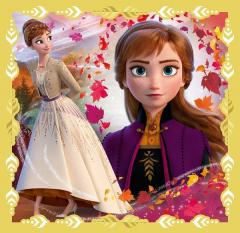 Joc - Puzzle 3in1 - Ana and Elsa 