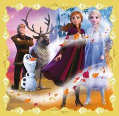 Joc - Puzzle 3in1 - Ana and Elsa 