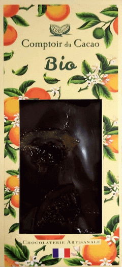 Ciocolata - Organic Gourmet Bar Dark - Candied Orange Bio