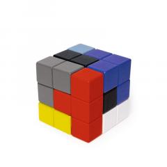 Puzzle 3D din lemn - Block Cube 