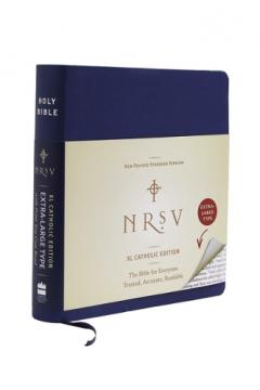 Coperta cărții NRSV XL, Catholic Edition, Hardcover, Navy