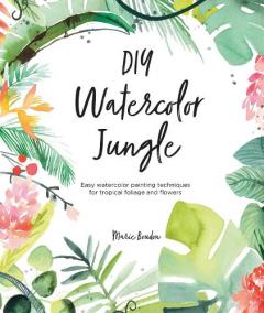 Coperta cărții DIY Watercolor Jungle