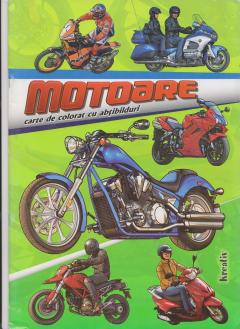 Motoare - Carte de colorat cu abtibilduri