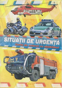 Situatii de urgenta - Carte de colorat cu abtibilduri 