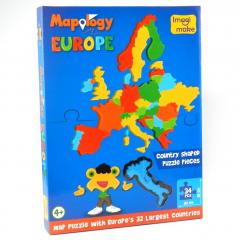 Puzzle din spuma - Harta Europei
