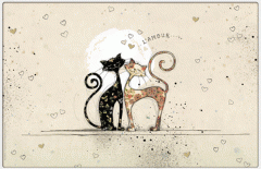 Suport pentru masa - Chats Amoureux