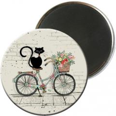 Magnet - Cat on Bike