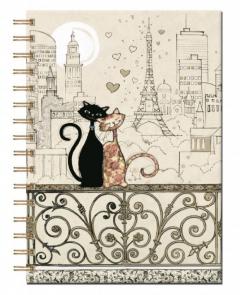 Carnet cu spirala - Chats Tour Eiffel