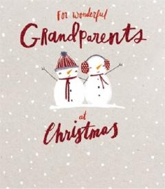 Felicitare-Wonderful Grandparents at Christmas