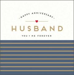 Felicitare - Husband You + Me Forever Anniversary