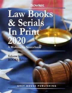 Coperta cărții Law Books & Serials In Print - 3 Volume Set, 2020