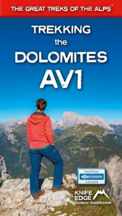 Coperta cărții Trekking the Dolomites AV1