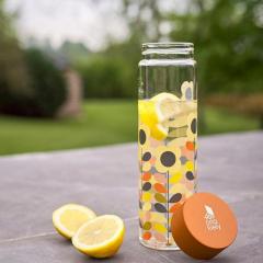Sticla de apa - Orla Kiely Multi Stem Glass Water Bottle