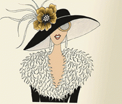 Felicitare - Blank Chic Ladies Coat