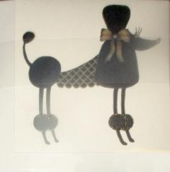 Felicitare - Dog Poddle Mini Card