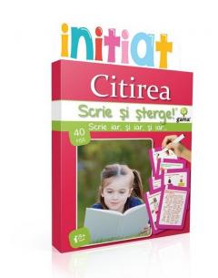 Scrie si sterge: Citirea 5+ ani 