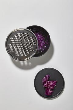 Bol - Bowl W Grater Black Peili 12 cm