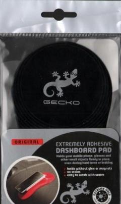 Gecko Extremely Adhesive Dashboard Pad - Black