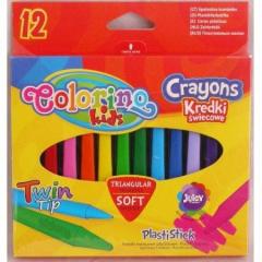 Creioane colorate cerate 2 capete