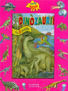 Carte cu puzzle - Dinozaurii