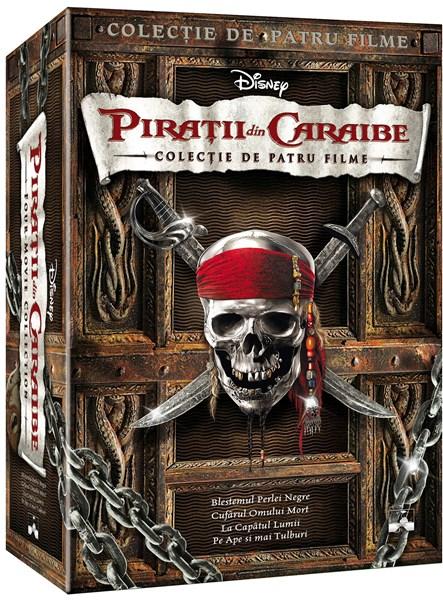 threat residue pendant Pachet 4 DVD Piratii din Caraibe - Colectie de patru filme / Pirates of the  Carribean Complete Box - Gore Verbinski