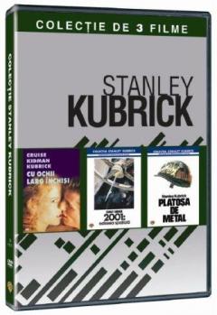 Colectie 3 DVD Stanley Kubrick - Cu ochii larg deschisi + 2001: Odiseea spatiala + Platosa de metal