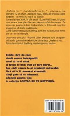Bartleby - O Povestire De Pe Wall Street