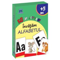Invatam alfabetul - 56 de jetoane 
