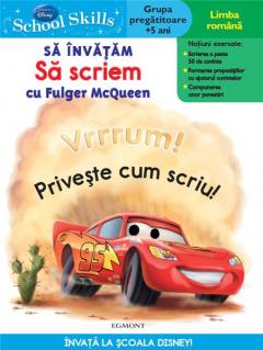 Sa invatam sa scriem cu Fulger McQueen 