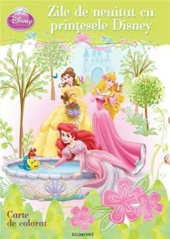 Zile de neuitat cu printesele Disney - Carte de colorat