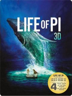 Viata lui Pi 2D+3D Steel Book Lenticular (Blu Ray Disc) / Life of Pi