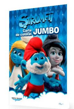 Jumbo Strumfii Carte de colorat 