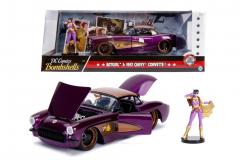 Macheta - DC Bombshells 1957 Chevy Corvette Batgirl 1:24