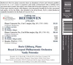 Beethoven: Piano Concertos Nos. 1 And 2 - Rondo, Wo0 6