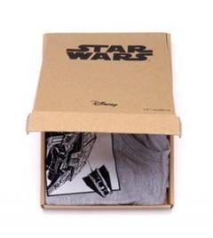 Tricou copii Star Wars, model AT-AT Walker, gri, marimea 116-122 cm