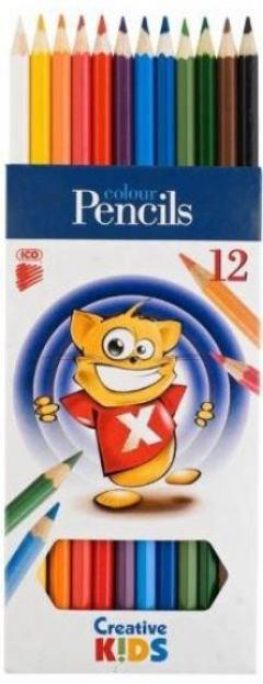 Creioane color ICO Creative Kids 12 culori
