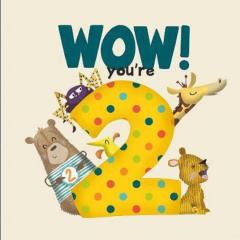 You're Two birthday book