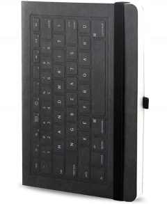 Carnet A5 - Keyboard - Black