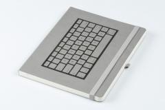 Carnet A4 - „Keyboard“ Softcover Gri