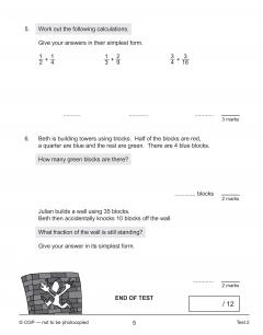 KS2 Maths SAT Buster 10-Minute Tests - Fractions, Decimals and Percentages