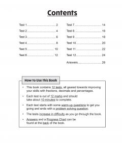 KS2 Maths SAT Buster 10-Minute Tests - Fractions, Decimals and Percentages