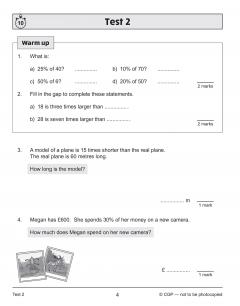 KS2 Maths SAT Buster 10-Minute Tests - Ratio and Proportion