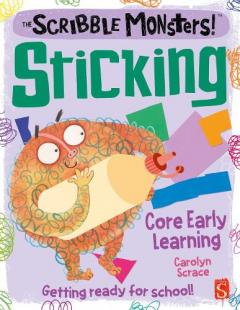 Coperta cărții Scribble Monsters Sticking Activity Book
