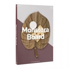 Platou lemn - Monstera